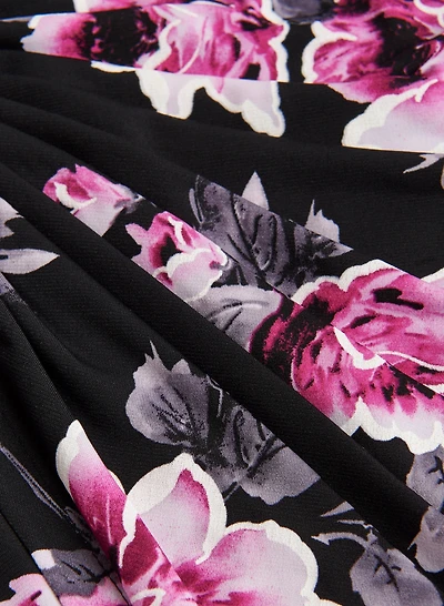 Floral Print Sleeveless Dress