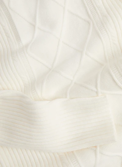 Argyle Turtleneck Sweater Dress