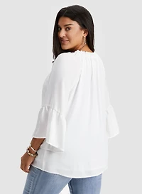 Joseph Ribkoff - V-Neck Blouse