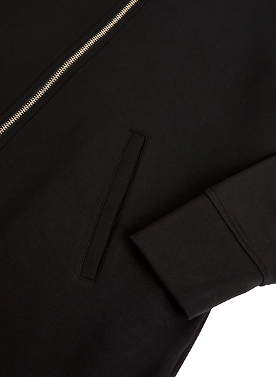 Hooded Zip Front Sweatshirt