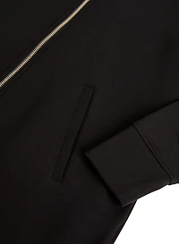 Hooded Zip Front Sweatshirt
