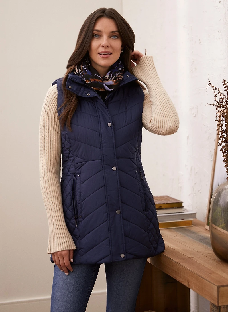 Veste matelassée en duvet végane