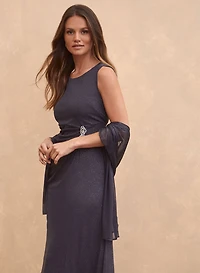 Glitter Dress & Shawl