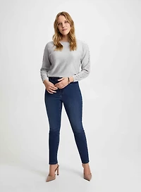 Pearl & Stud Detail Sweater & Jeans