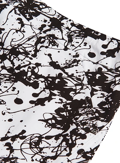 Charlie B - Printed Stretch Pull-On Skort