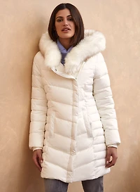 Manteau matelassé en duvet végane recyclé