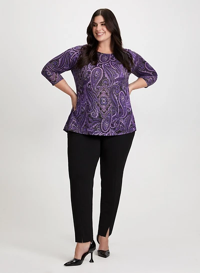 Paisley Top & City Fit Pants