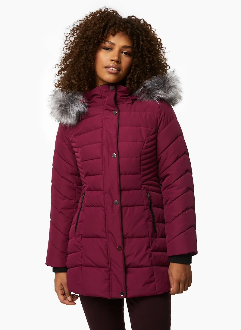 Manteau matelassé à duvet recyclé