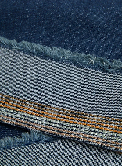 Embroidered Slim Leg Jeans