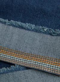 Embroidered Slim Leg Jeans