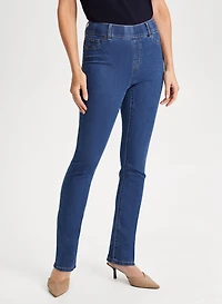 Jean jambe droite à enfiler