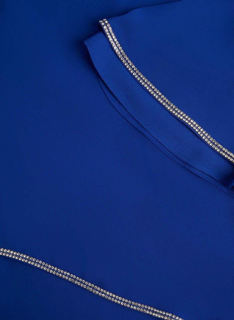 Crystal Trim Blouse