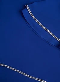 Crystal Trim Blouse