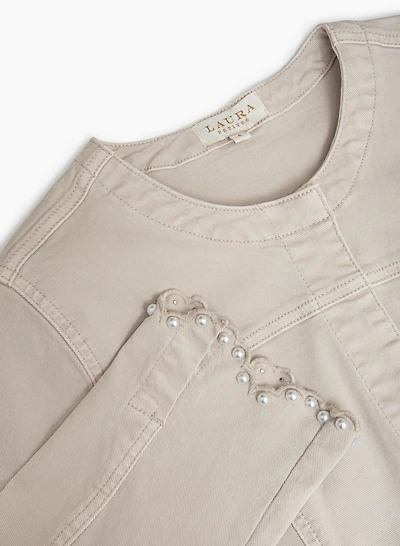 Scalloped Hem Jacket
