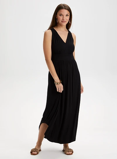 V-Neck Maxi Dress
