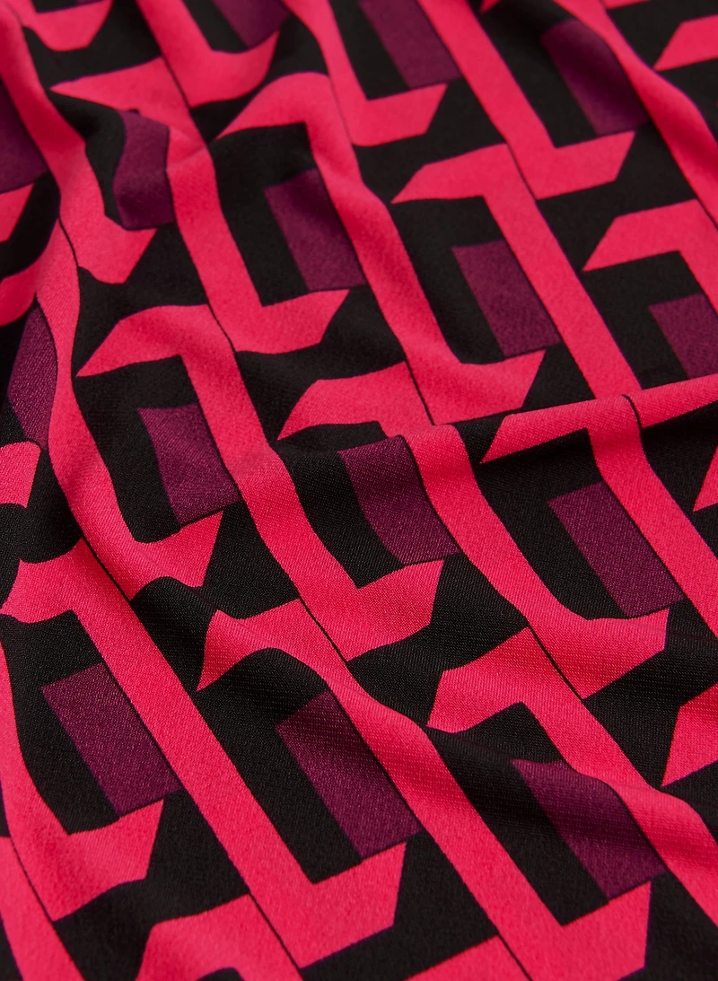 Geometric Print Top