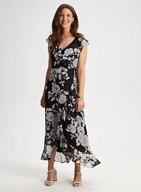 Floral Print Maxi Dress