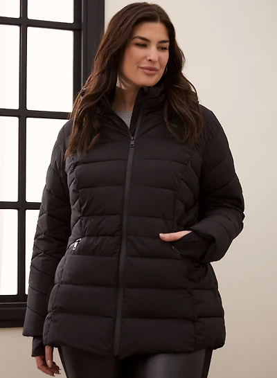 Recycled Stretch Vegan Down Coat