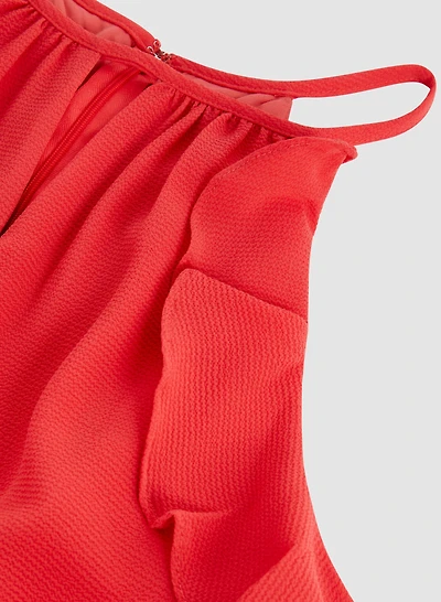 Ruffle Detail Jumpsuit