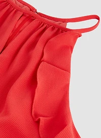 Ruffle Detail Jumpsuit
