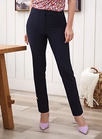 City Fit Slim Leg Pants