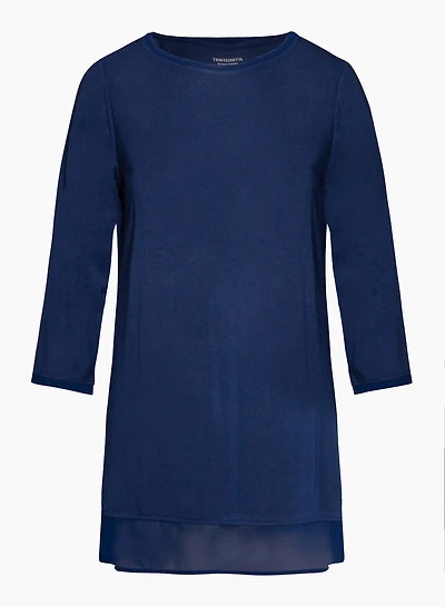 3/4 Sleeve Tunic Tee