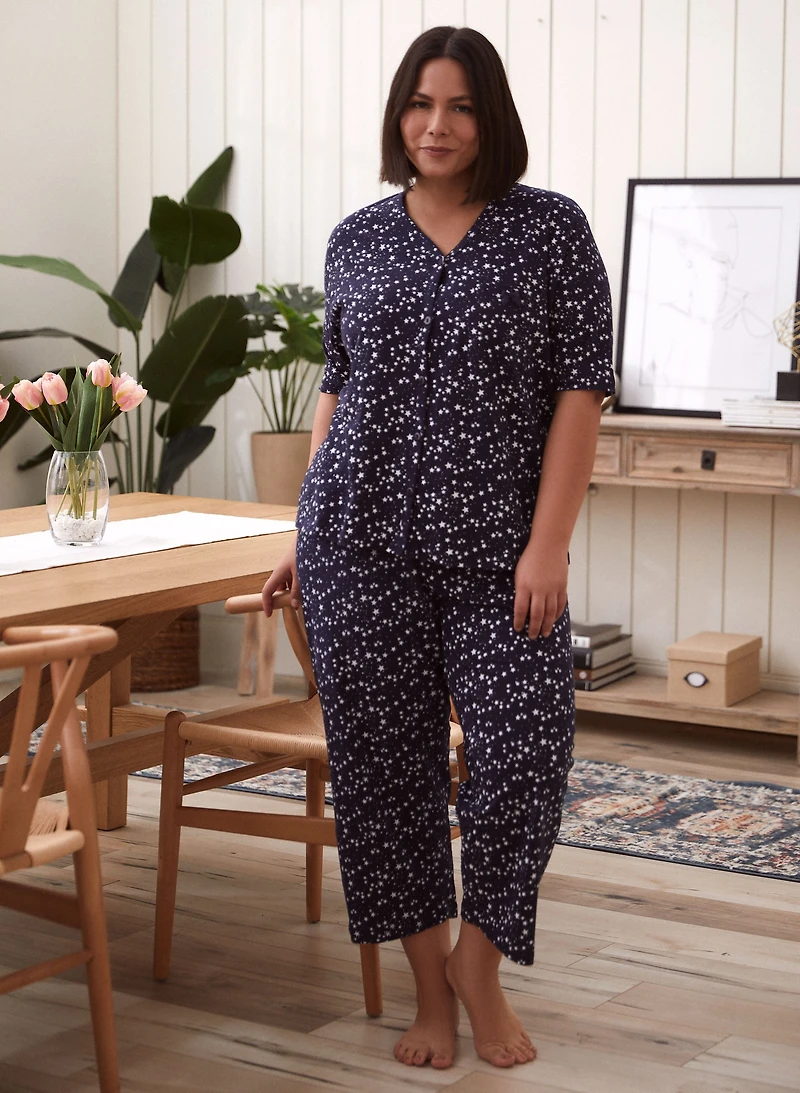Star Print Pyjama Set
