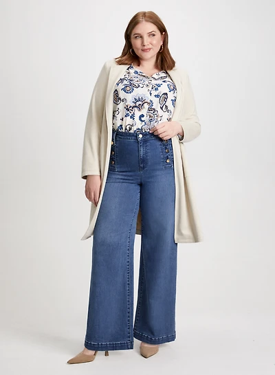 Redingote Jacket & Paisley Blouse