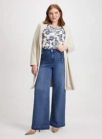 Redingote Jacket & Paisley Blouse