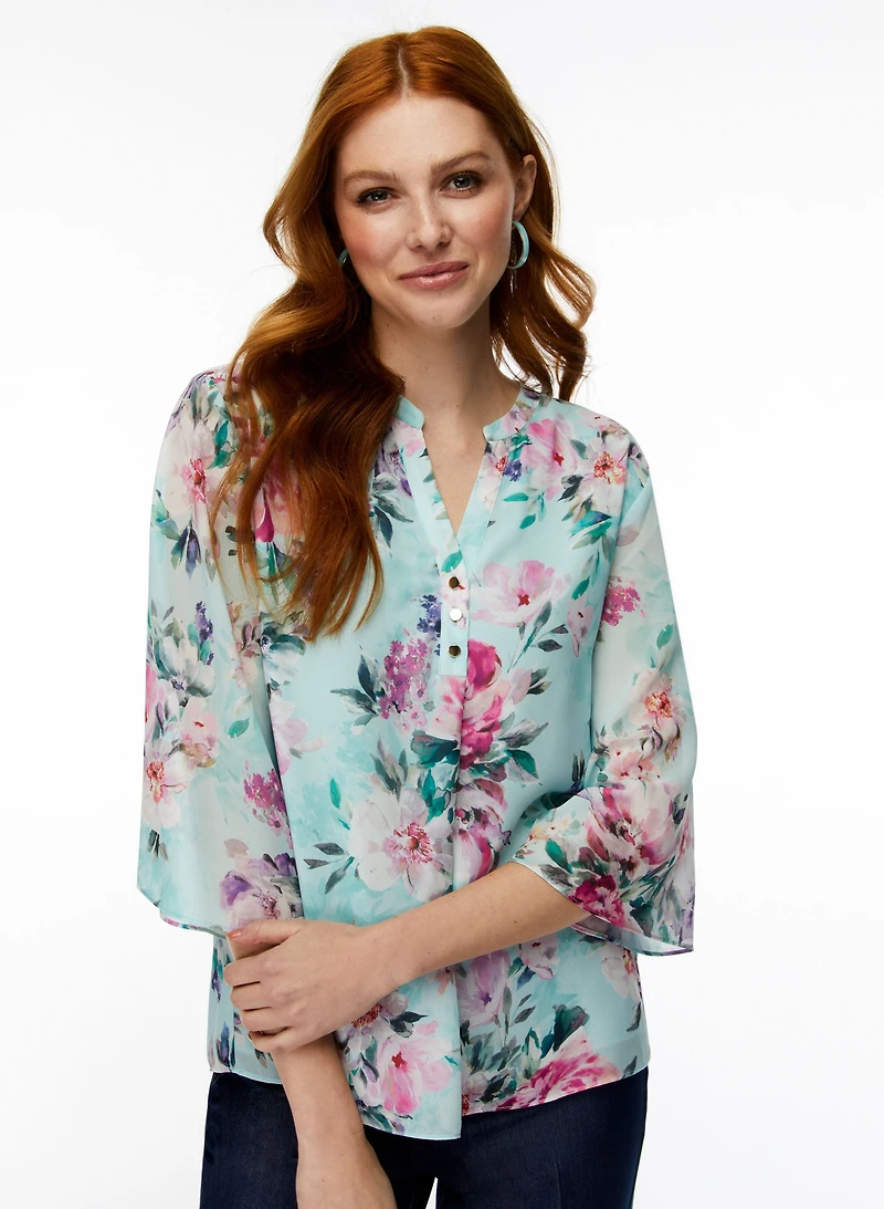 Floral Print Blouse