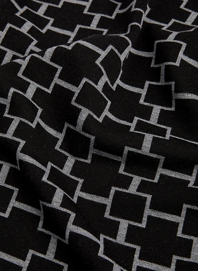 Cardigan à motif géométrique