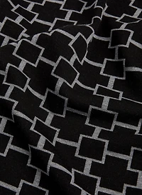 Cardigan à motif géométrique