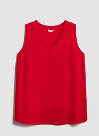 Blouse sans manches à col en V