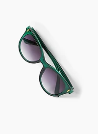 Gold Metallic Detail Sunglasses