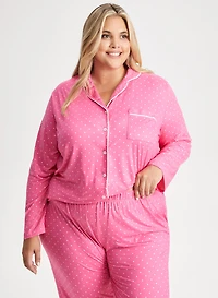 Ensemble pyjama à pois