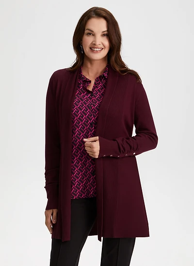 Button Detail Cardigan