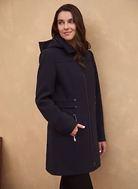 Manteau à mélange de laine