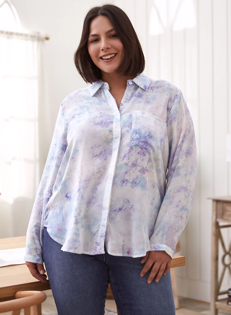 Dex - Tie-Dye Print Top