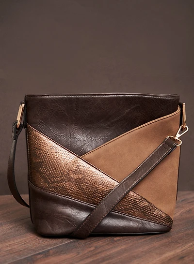 Sac seau à motif patchwork