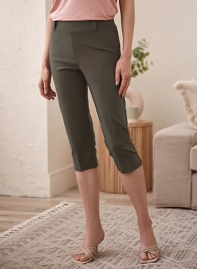 Pull-On Bengaline Capris