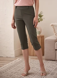 Pull-On Bengaline Capris