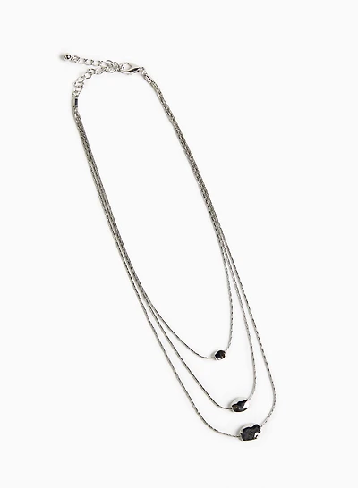 Collier à trois rangées