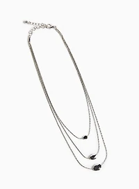 Collier à trois rangées