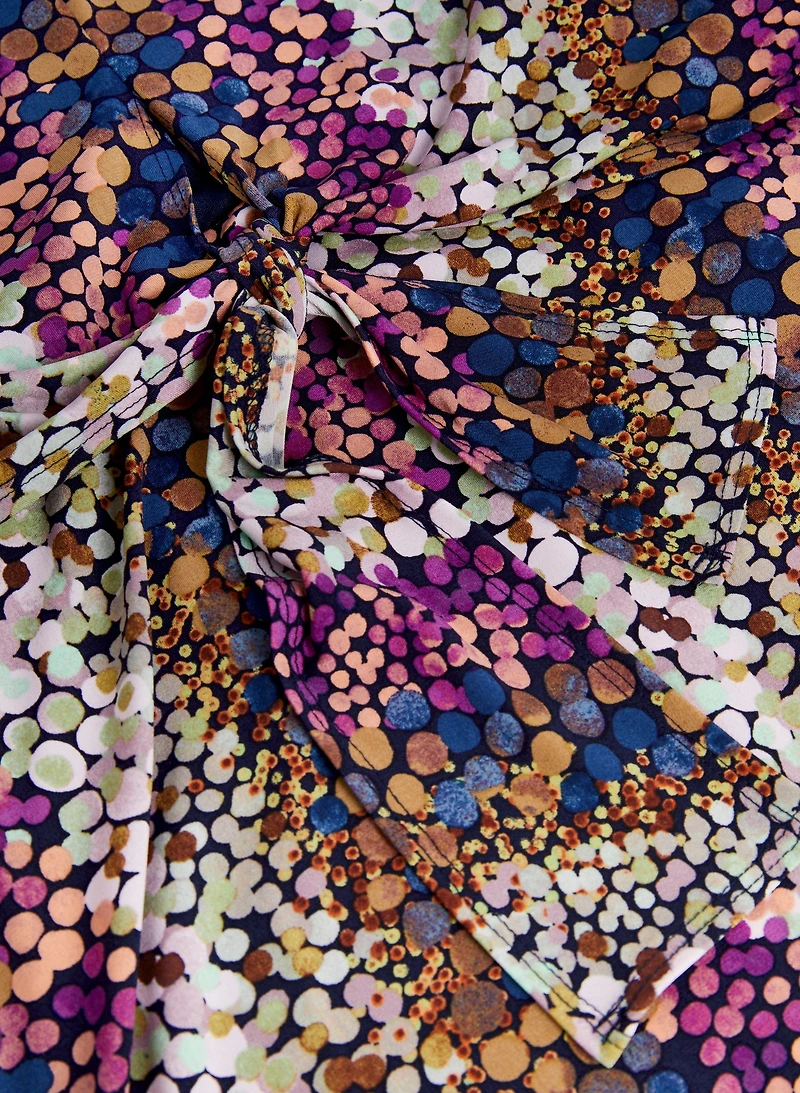 Mosaic Polka Dot Dress