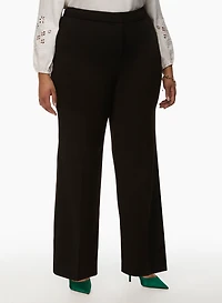 Pantalon jambe large à pinces