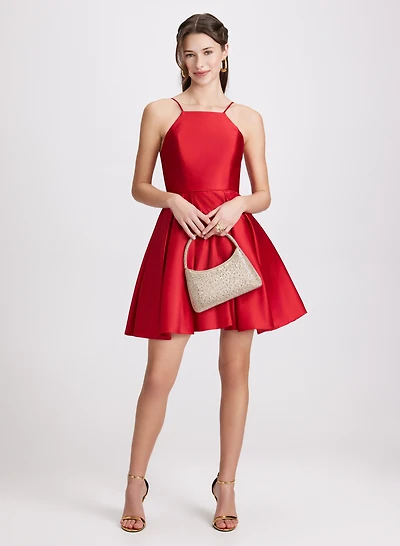 Geometric Collar Dress