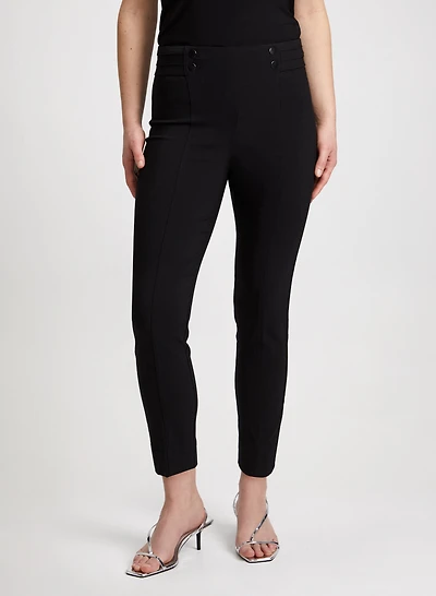 Slim Leg Pull-on Bengaline Pants
