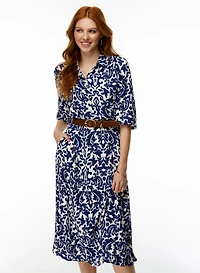 Paisley Print Dress