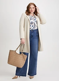 Redingote Jacket & Paisley Blouse