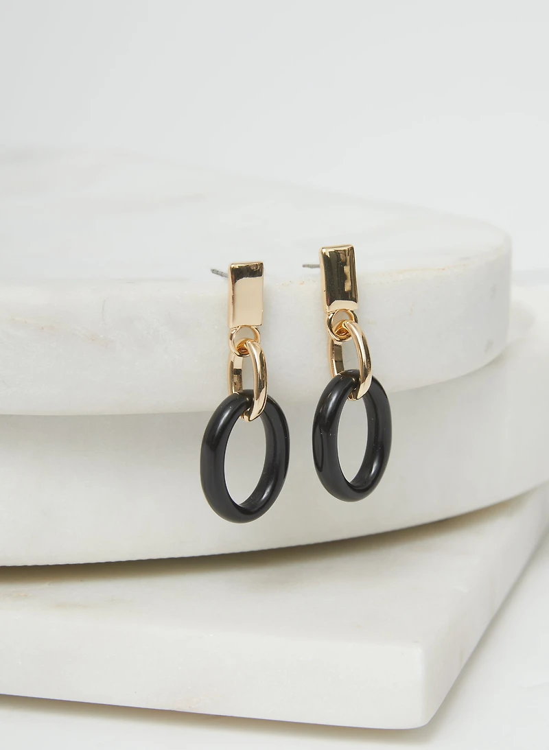 Dangle Hoop Earrings